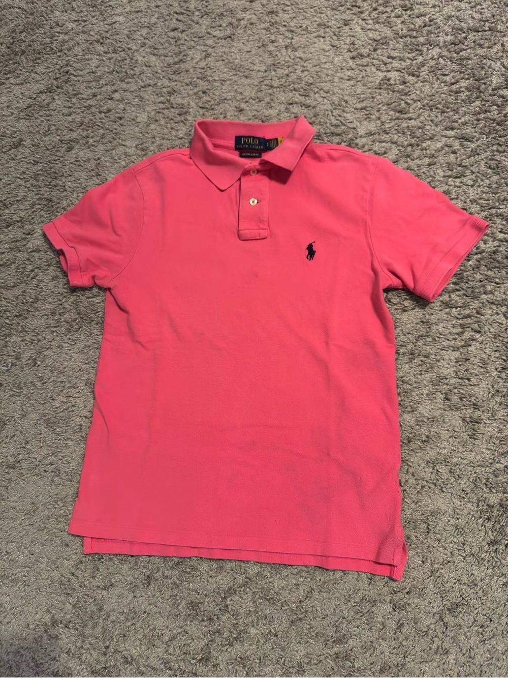 Polo by Ralph Lauren Bright Pink Short-Sleeve Polo Shirt